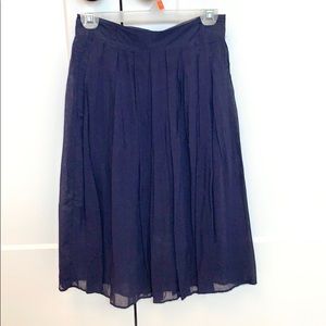 High-Waisted Mid-Length Skirt